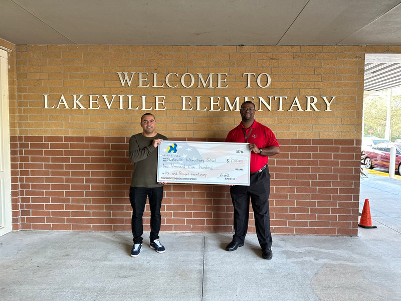 Donation to support the Lakeville Elementary School