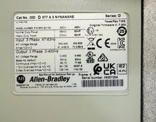 Load image into Gallery viewer, Allen Bradley PowerFlex 700S AC Drive 77 Amps, 60HP 20DD077A0NYNANANE
